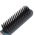 thumbnail image 3 of BIMZUC Ceramic Ionic Hair Straightener Brush 5-Temp Settings 100-240V US Plug, Anti-Scald Heating Comb for Straight & Curly Hair, Black, 3 of 6
