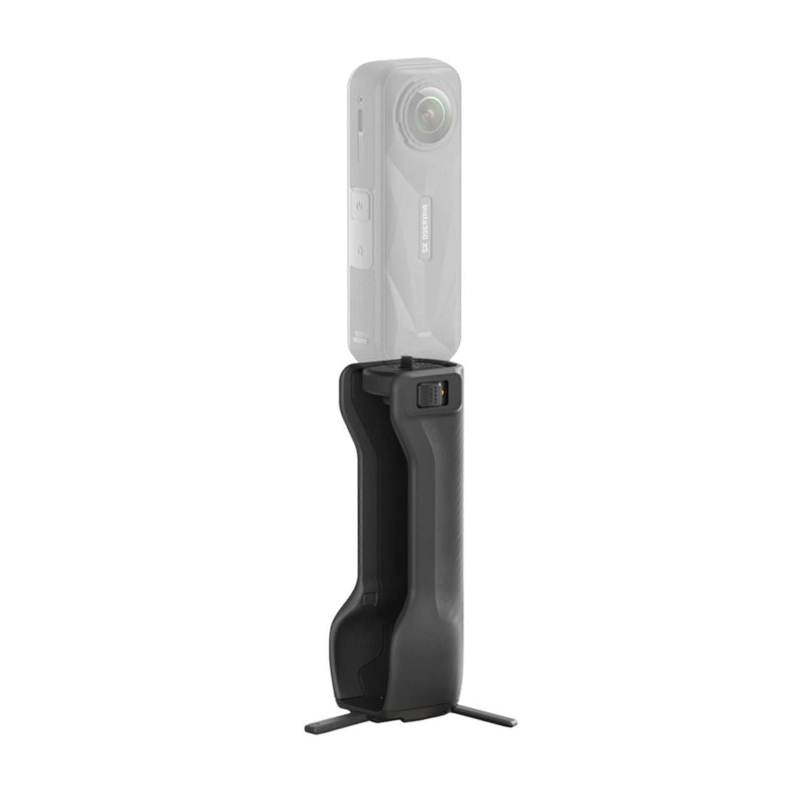 Insta360 X4 Foldable Utility Handle – Compact Hand Grip & Tripod Stand with Soft Rubber Grip, USB Charging Access, and Protective Folding Design