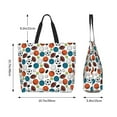 thumbnail image 5 of Kdxio Color Balls Casual Tote Bags Women Big Capacity Shoulder Bag for Women Travel Shoulder Bags Handbags, 5 of 8