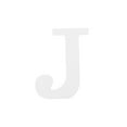 thumbnail image 1 of Unique Bargains Unfinished Wooden Letters J 4.3 Inch Wooden Alphabet Letters Decoration for DIY, 1 of 5