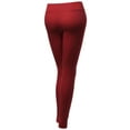 thumbnail image 2 of FashionOutfit Women's Basic Solid Footless Span Leggings, 2 of 3