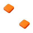 thumbnail image 4 of ZheElen Pill Case Holder 2 Grids Daily Pills Organizer Box Packing Portable Containers Cases Dispenser Office Gym Purse Orange 2Set, 4 of 6