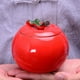 thumbnail image 3 of Tarro de cerámica para cocina, recipiente tradicional con forma de manzana para guardar té, tarro decorativo de cerámica con tapa, bote para cocina, decoración del hogar, 3 of 8