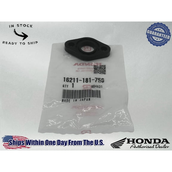 Honda Genuine OEM Authentic Carburetor Insulator 16211-181-750