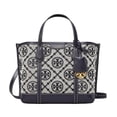 thumbnail image 1 of Bolsa Tote  Tory   Burch Perry Mini Monogram color azul marino, 1 of 4