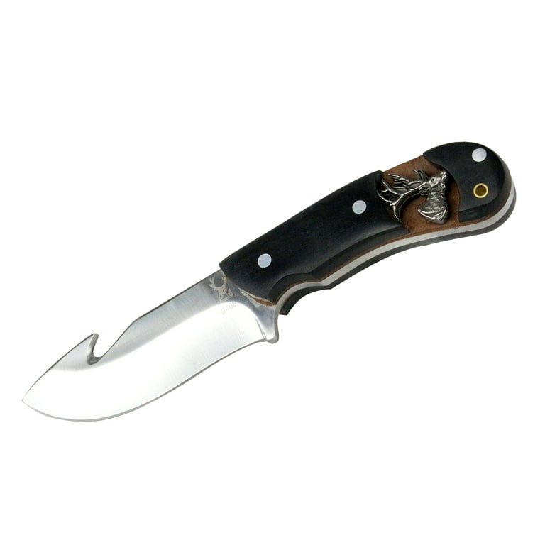 6.25' Stainless Steel Hunting Knife with Fish Hook and Nylon