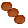 thumbnail image 1 of EASTIN 5PCS Air Fryer Silicone Liners For 2 To 3 QT Small Air Fryers 2 Pack Square Non-Stick Reusable Air Fryer Liners Silicone Pot Basket Bowl Tray Baking Tray Air Fryer Accessories, 1 of 7