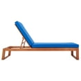 thumbnail image 6 of SAFAVIEH Solano Outdoor Patio Sunlounger, Natural/Royal Blue, 6 of 15