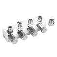 thumbnail image 2 of Air Brush Adapter,Multi function Adjustable Aluminium Aluminium Air Hose Splitter Airbrush Fitting Compact and Lightweight, 2 of 9