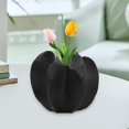 thumbnail image 6 of yotijay Carambola Flower Vase Ceramic Vase Nordic Flower Arrangement Decorative Vase for Black M, 6 of 7