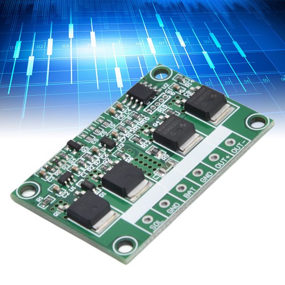 LHCER Solar Light Board,Solar Light Circuit Board,Solar Light Circuit Board Control Module MOS Tube 10A High Power 4 Modes Accessory