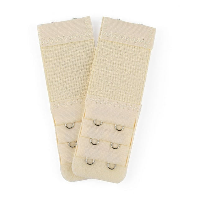INSPIRE CHIC Women's Elastic Bra Hook Extensions 3 Rows