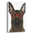 thumbnail image 2 of Epic Art 'Belgian Malinois Wearing Hipster Glasses' by Furbaby Affiliates, Acrylic Glass Wall Art, 24"x36", 2 of 8