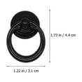 thumbnail image 2 of unbranded 10Ud Negros Para En Aleación De Zinc Con Instalación Rápida, 2 of 8
