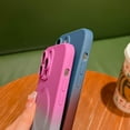 thumbnail image 2 of for iPhone 11 Pro Max Magnetic Case [Compatible with MagSafe] [with Camera Lens Protector] Gradient Color Luxury for Women Girls Slim Fit Shockproof Protective Phone Cover, Blue Red, 2 of 9
