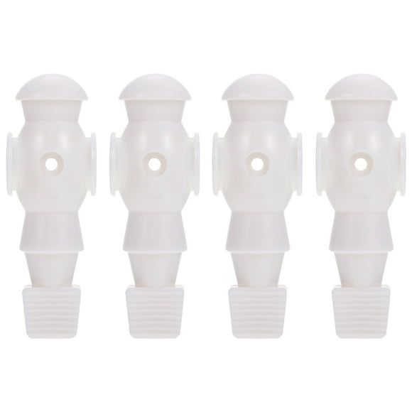 SHISUYAN Foosball Machine Player Dolls for Decoration Use White Resin Material 4Pcs