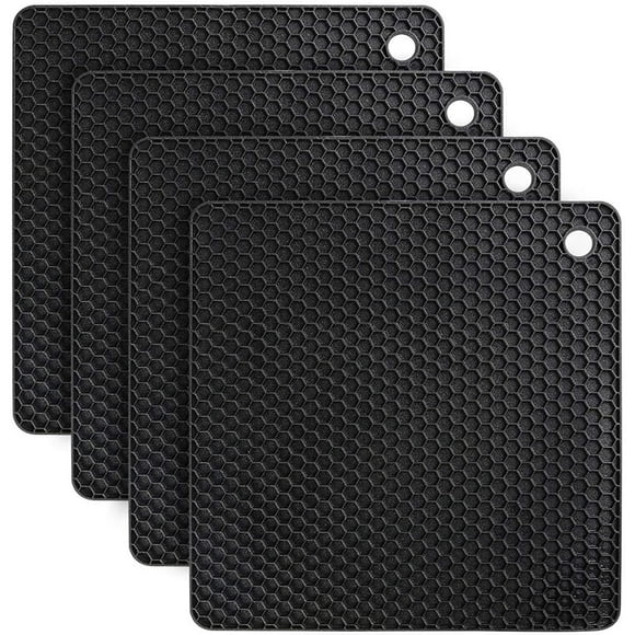 EcoNesxp 250 Silicone Pot Holder Pot Trivet Dishwasher Safe C Heat Resistant Non-slip High Temperature Resistant Up to