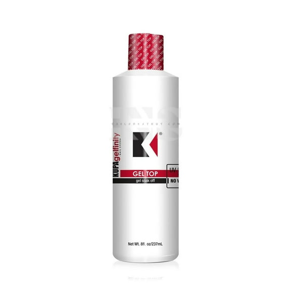 Kupa Gel Top Coat Refill 8oz - No Wipe