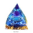 thumbnail image 4 of Kuymtek Pirámide Piedra Natural Cristales Morados Adornos Energéticos Manualidades, 4 of 8