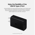 thumbnail image 3 of Cargador de pared SAMSUNG, cable USB-C tipo C de 15 W incluido, negro, 3 of 5