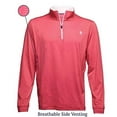 thumbnail image 2 of White Water Monterey 1/4 Zip Cotton Pullover Shirt (Red, Small), 2 of 6