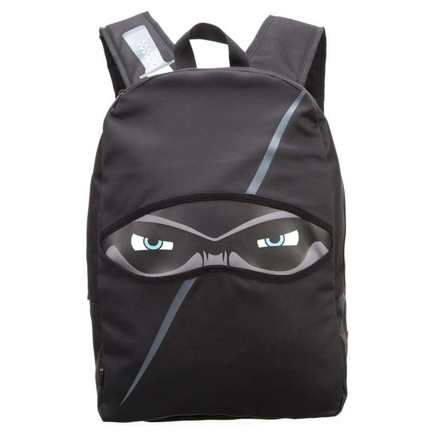ZIPIT Ninja Backpack for Boys Elementary School & Preschool, Cute Book Bag  for Kids, Sturdy & Lightweight (Black)