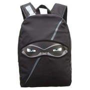 ZIPIT Ninja Backpack for Boys Elementary School & Preschool, Cute Book Bag for Kids, Sturdy & Lightweight (Black)