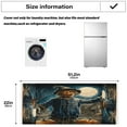 thumbnail image 5 of Wobogo Scary Scarecrow Washing Machine Cloth Dryer Refrigerator Top Cover Protective Non-Slip Mat For Kitchen Laundry, 5 of 6