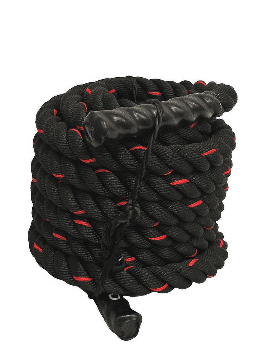 Yes4All 2.0 in Diameter Battle Rope 50 ft Length Workout Rope Poly Dacron Material Walmart