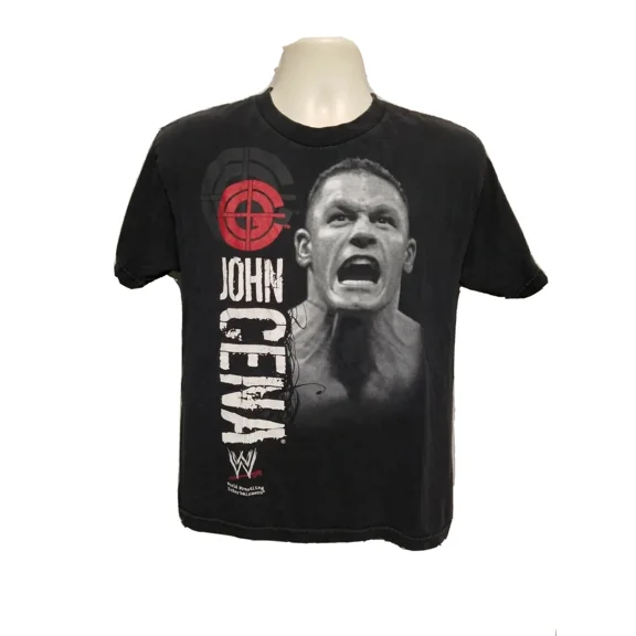 WWE John Cena Chain Gang Adult Medium Black TShirt