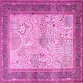 thumbnail image 1 of Ahgly Company Indoor Square Persian Pink Traditional Area Rugs, 4' Square, 1 of 4