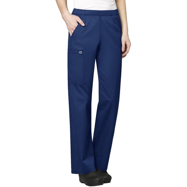 WonderWink Womens Wonderwork Pull-On Cargo Scrub Pant