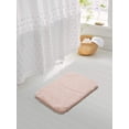 thumbnail image 2 of Bath Rug for Bathroom Non Slip Bathroom Mat (20 x 32, Dusty Pink) Water Absorbent Soft Microfiber Shaggy Bathroom Rug Machine Washable Bath Mat for Bathroom Thick Plush Shower Mat, 2 of 6