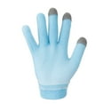 thumbnail image 6 of Casewin Moisturizing Gel Gloves, Touch Screen Cotton Gloves Heal Eczema Sleeping Lotion Hand Spa Treatment Gloves Repair Rough Cracked Dry Chapped Hands Skin - Blue, 6 of 6