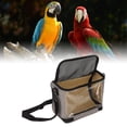 thumbnail image 4 of Bird Travel Backpack, Rattan Weaving Craft Bird Carrier Bag Portable With Side Pockets For Walking For Travel Grey,Blue, 4 of 8