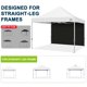 thumbnail image 5 of Lona lateral para toldo SunWall MASTERCANOPY 12x12 pies Protección UV Negra, 5 of 7