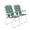 Green, variant on PetFurnishn Foldable Patio Chair Set of 2, Heavy-Duty Steel Frame Supports 265 lbs/120 kg, Ultra-Lightweight Portable for Travel Poolside Camping Beach-Blue