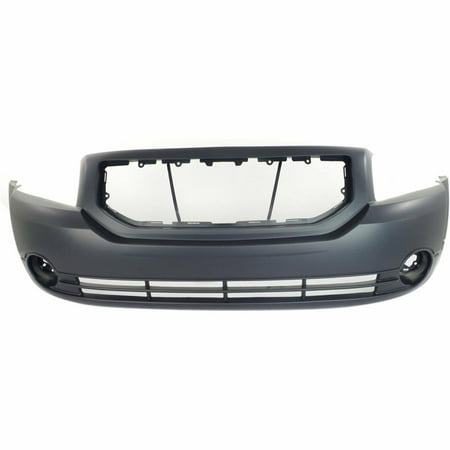 Bumper Hole Cover - NEW FRONT BUMPER COVER W/ FOG LIGHT HOLES FITS 2007-2012 DODGE CALIBER 5183394AE