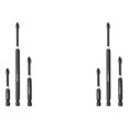 thumbnail image 3 of QualitChoice GREENER Screwdriver Drill Bit Set Alloy Steel Handle Anti- for slip Bits High Precision Portable Screw Driver Hand Tool 65/90/150mm 3PCS 2Set, 3 of 6