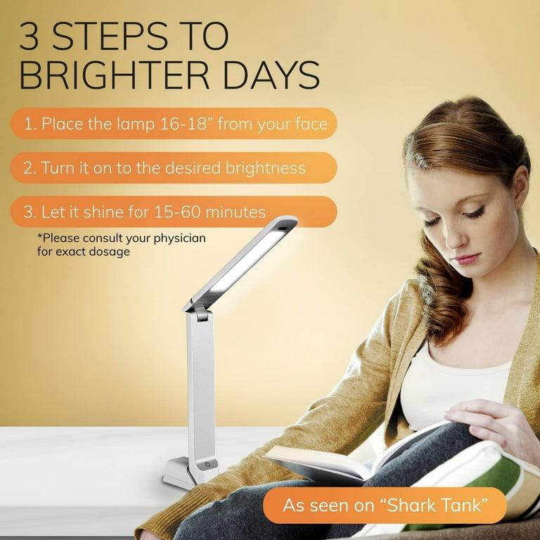 Circadian Optics Light Therapy Lamp - UV-Free LED Happy Mood Lamps for Seasonal Sunlight Changes Circadian Optics Light Therapy Lamp - UV-Free LED Happy Mood Lamps for Seasonal Sunlight Changes