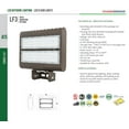 thumbnail image 5 of LED Flood Light W/ Yoke Mount High Lumen Waterproof IP65 – UL Listed DLC Approved – 120-277V (80 Watt, 3000K Warm White), 5 of 5