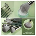 thumbnail image 3 of 14Pcs Makeup Brushes Soft Fluffy Cosmetic Powder Eye Shadow Foundation Blush Blending Beauty Make Up Brush With Powder Puff Idea Green Powder Puff, 3 of 5