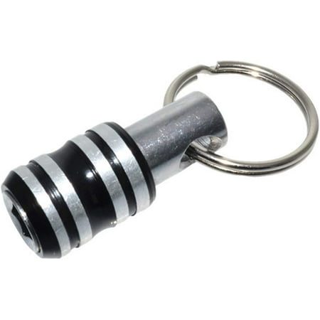 

1/4inch Hex Shank Stainless Steel Screwdriver Bits Holder Bar Drill Bit Extension Adapter Portable Quick Change Drill Bits Quick Release Heart-shaped Keychain Bit Holder (B-BK)