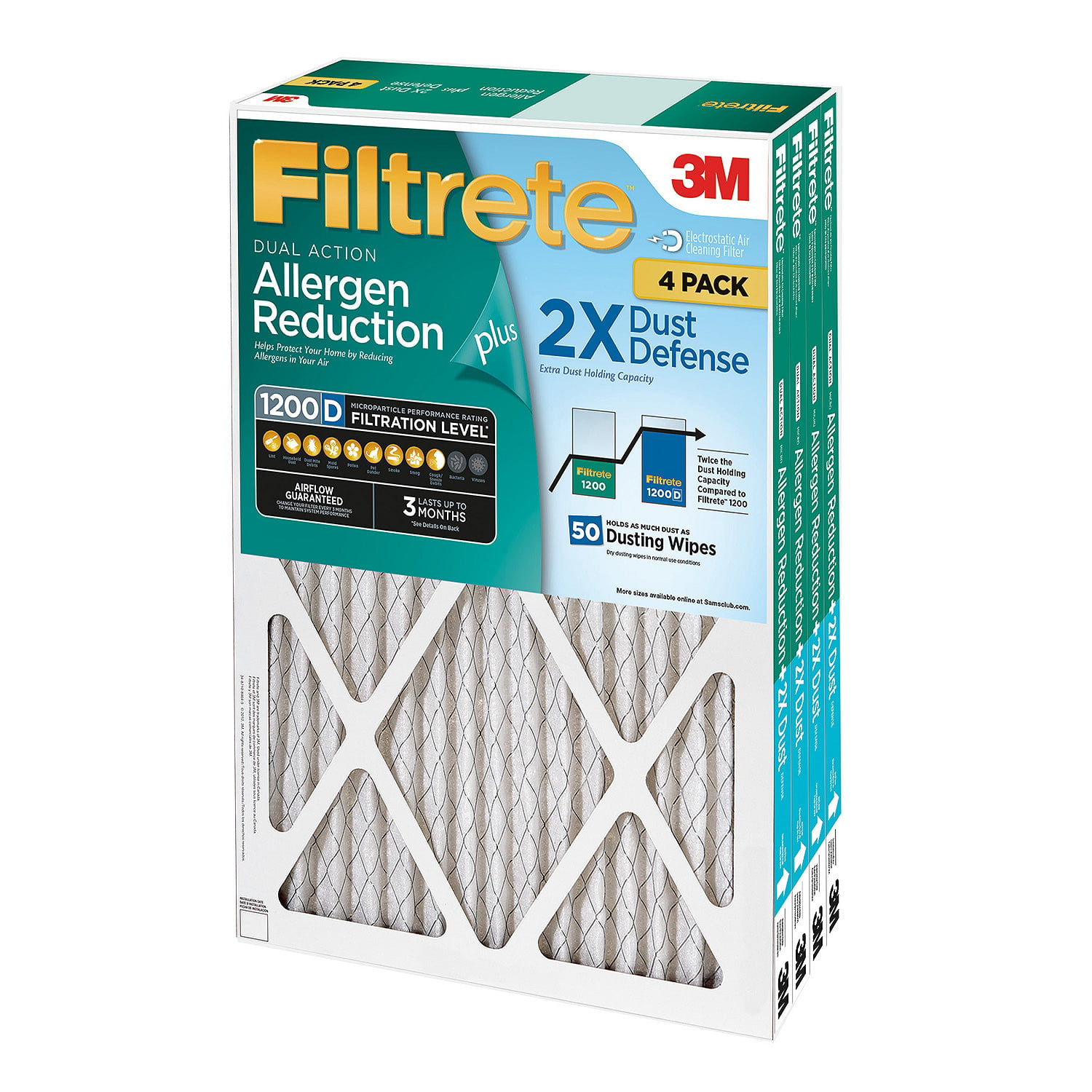 6 Micro Allergen Dust Filters for 99.9% 5.0 Microns Cut to Size 6-1/2" x 7-1/2"