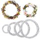 thumbnail image 5 of Party Xmas Blank Ornament Vine Natural Christmas Decoration Wicker Wreath Rattan Ring White Garland, 5 of 5