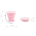 thumbnail image 5 of Botellas de agua de garra de gato prácticas viaje de silicona Ehuebsd retráctil portátil al aire libre textura clásica tazas de café duraderas, 5 of 5