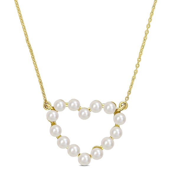 Everly Women's Cultured Pearl 14k Yellow Gold Necklace