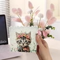 thumbnail image 4 of Cute Flower Cat Novelty Decorative Sign/Plaque Desk Decor Funny Bedroom Decor for Table Shelf Decor Funny Office Decor Birthday Christmas Boss Day Gifts, 4 of 6