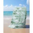 thumbnail image 4 of Green Abstract Beach Towels Oversized Super Absorbent, Modern Oil Painted Art Contemporary Lightweight Bath Towel Quick Dry Sets For Bathroom/Pool/Rv Camping/Beach Play/Gym Room/Picnic 31"x62", 4 of 8