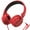 Red and Black, variant on Pedoxline Kids Headphones with Microphone, Foldable 85/94dB Safe Volume Stereo Adjustable over Ear Headphones for Kids, Girls, Boys, Comfort Fit for Online Classes & Trave (Purple and Pink)